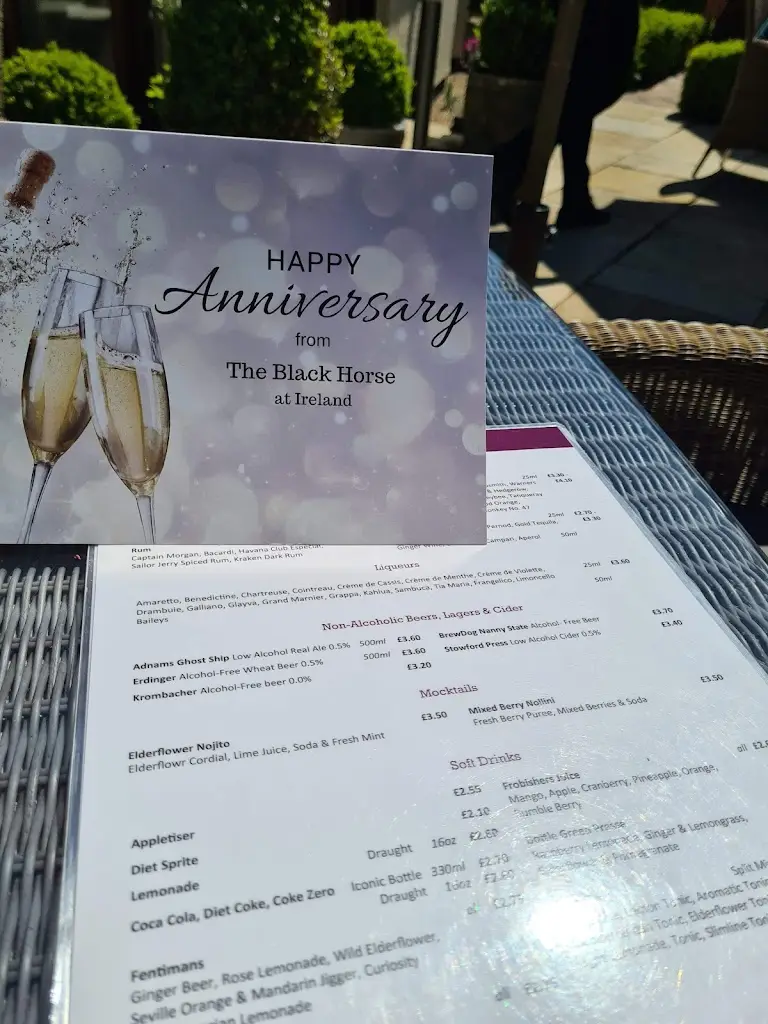 Menu_The Black Horse_Chicksands_image_2