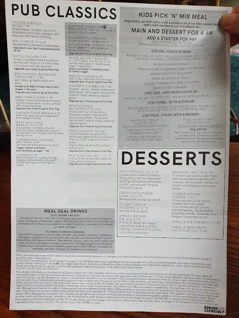 Menu_William Bourne_Chessington_image_2