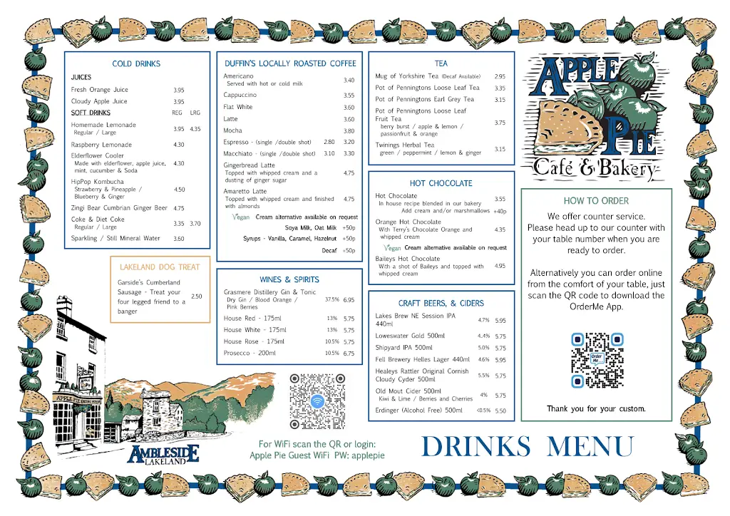 Menu_The Apple Pie Cafe and Bakery_Ambleside_image_1