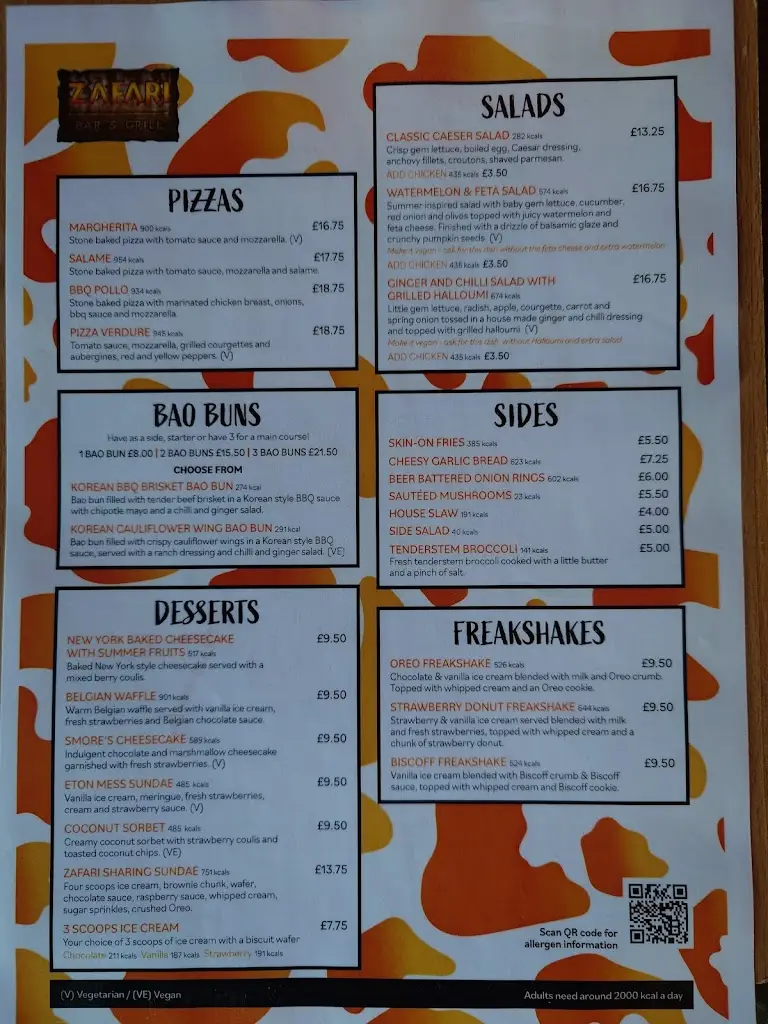 Menu_Zafari Bar and Grill_Chessington_image_3