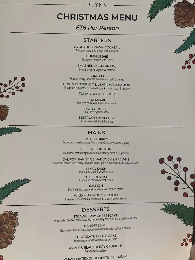 Menu_Reyna Brasserie_Cheshunt_image_3