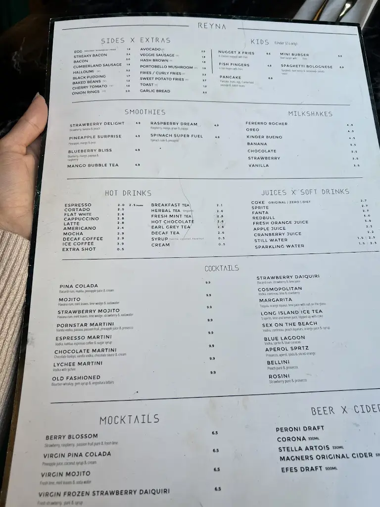 Menu_Reyna Brasserie_Cheshunt_image_4