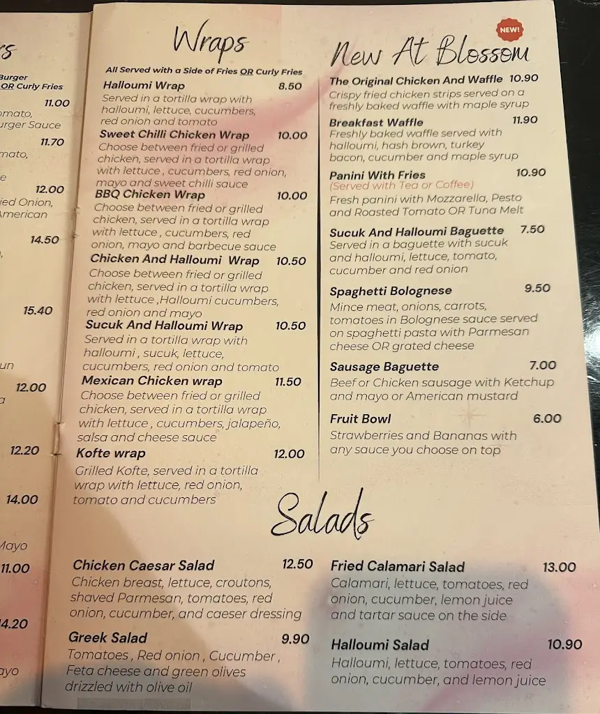Menu_Blossom Lounge_Cheshunt_image_2