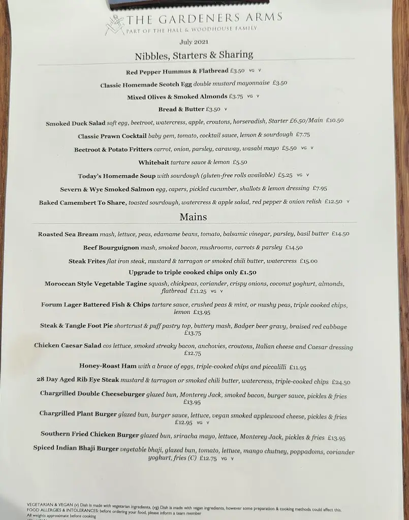 Menu_The Gardeners Arms_Ardingly_image_3