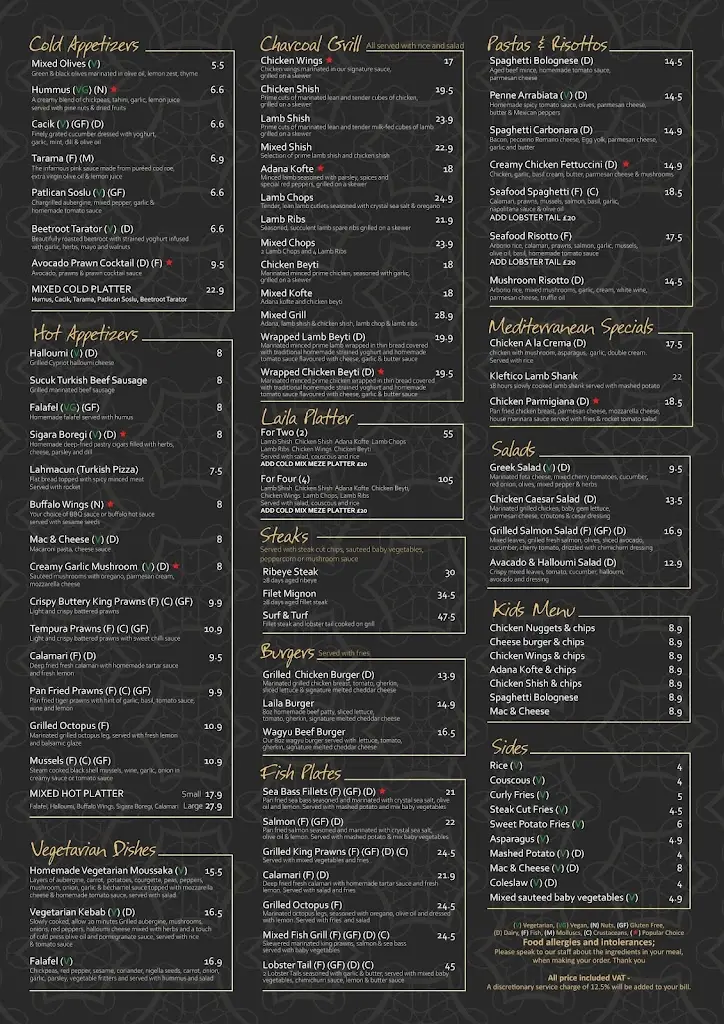 Menu_Lai La Kitchen_Cheshunt_imagen_1