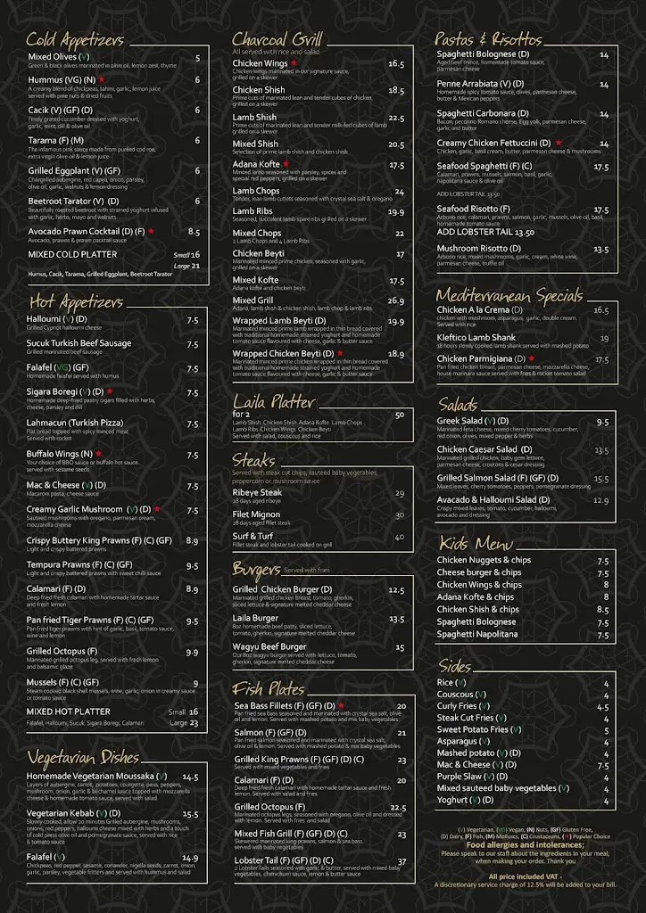 Menu_Lai La Kitchen_Cheshunt_imagen_2