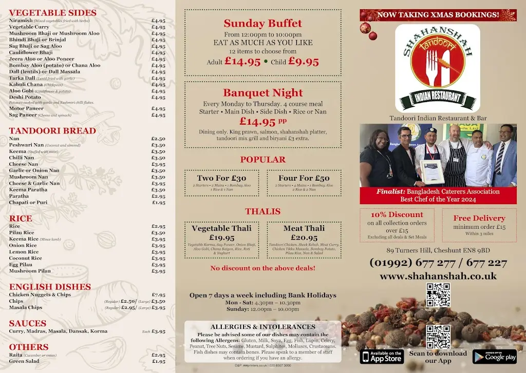 Menu_Shahanshah Tandoori_Cheshunt_image_1