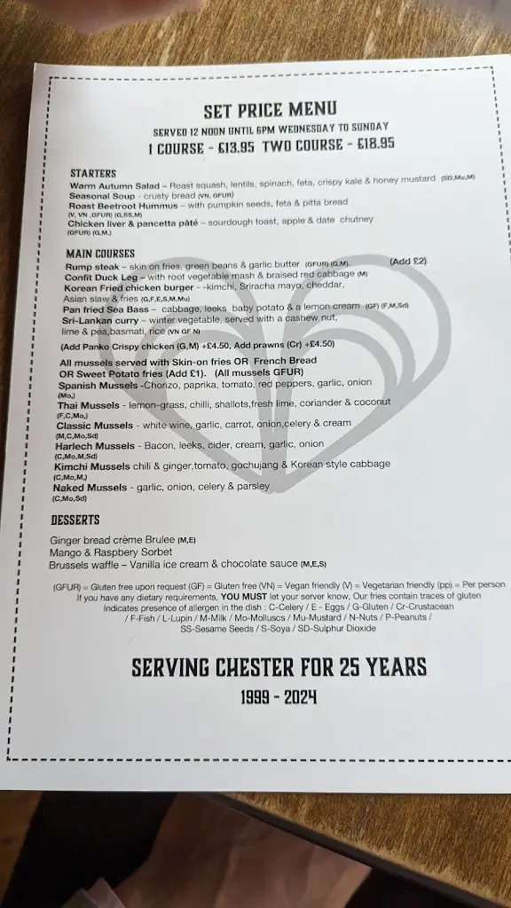 Menu_Moules a Go-Go Bar & Bistro_Chester_image_1