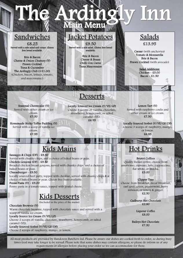 Menu_The Ardingly Inn_Ardingly_image_1