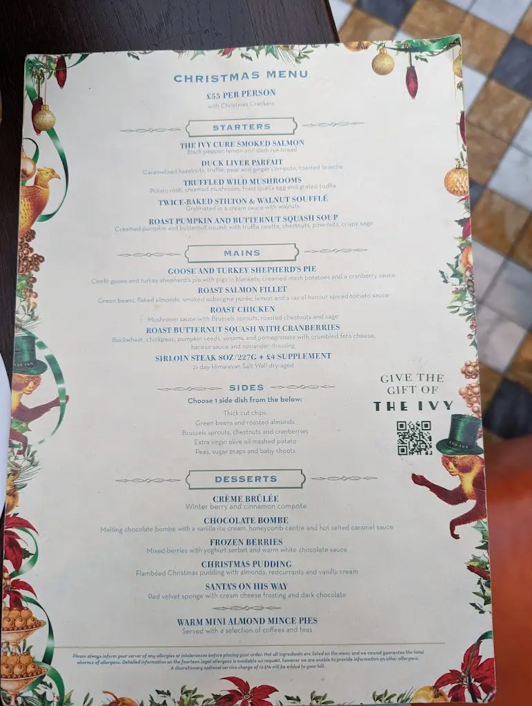 Menu_The Ivy Chichester_Chichester_image_1