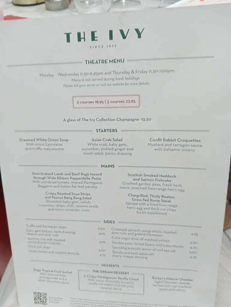 Menu_The Ivy Chichester_Chichester_image_2