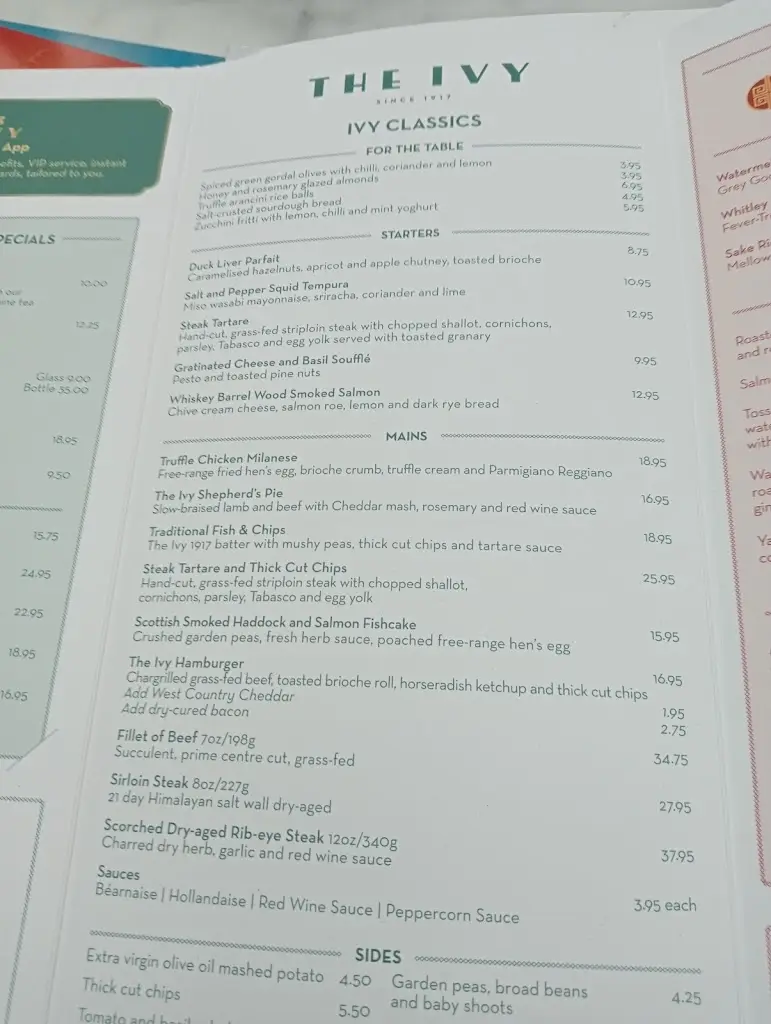 Menu_The Ivy Chichester_Chichester_image_4