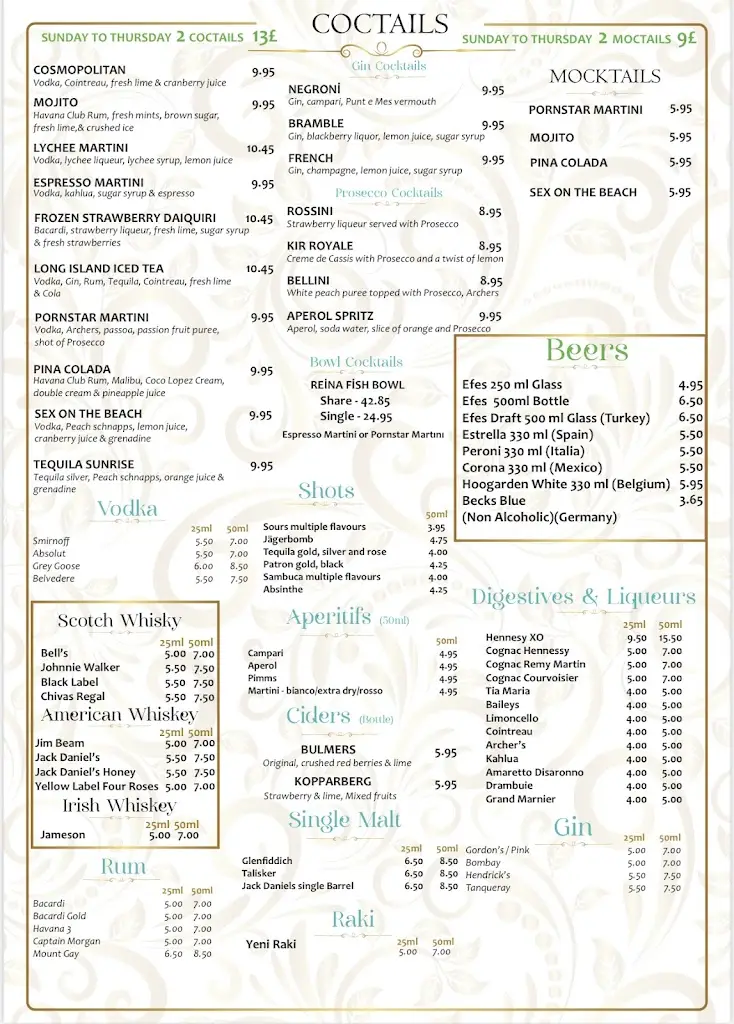 Menu_Reina Kitchen_Chichester_immagine_3