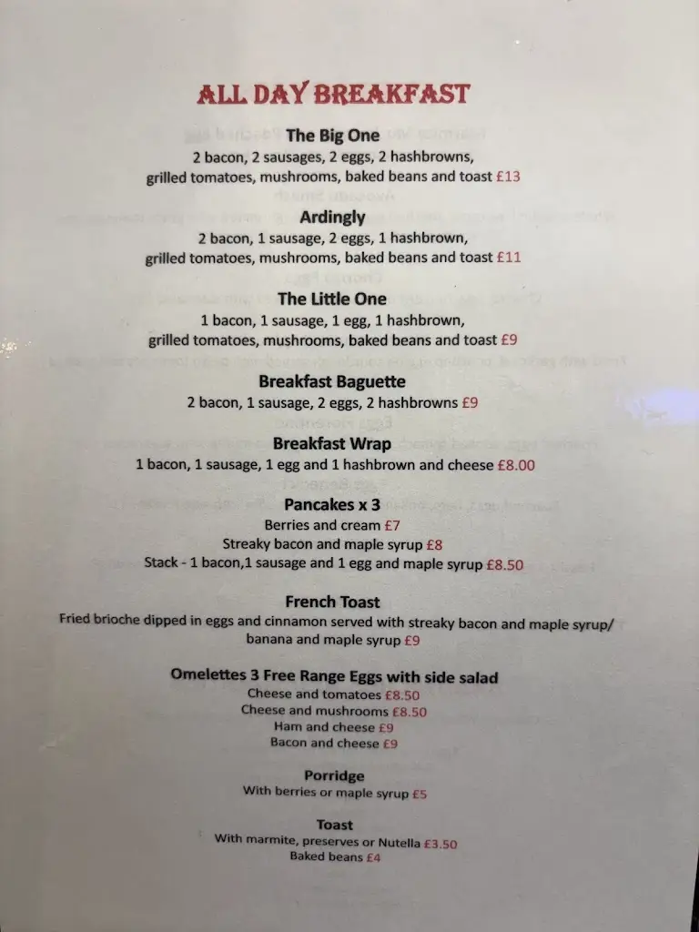 Menu_Ardingly Café_Ardingly_image_2