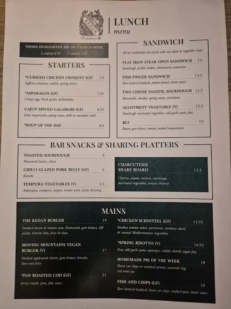 Menu_The Redan Inn_Chilcompton_image_1