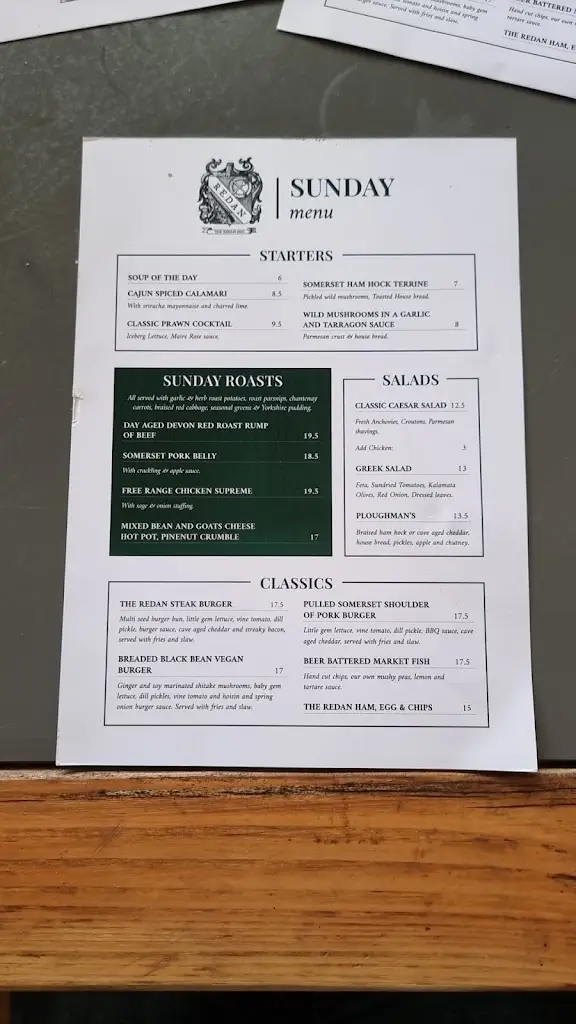 Menu_The Redan Inn_Chilcompton_image_4