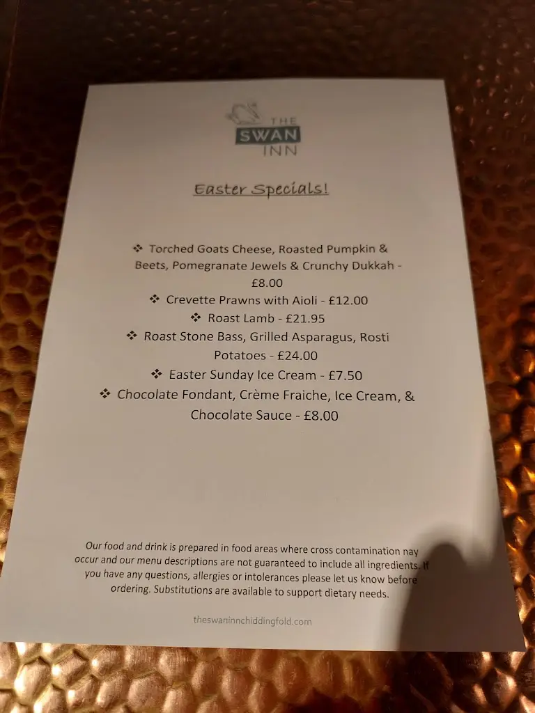 Menu_Swan Inn Pub & Dining_Chiddingfold_image_3