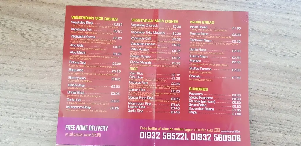 Menu_Chertsey Restaurant_Chertsey_image_3