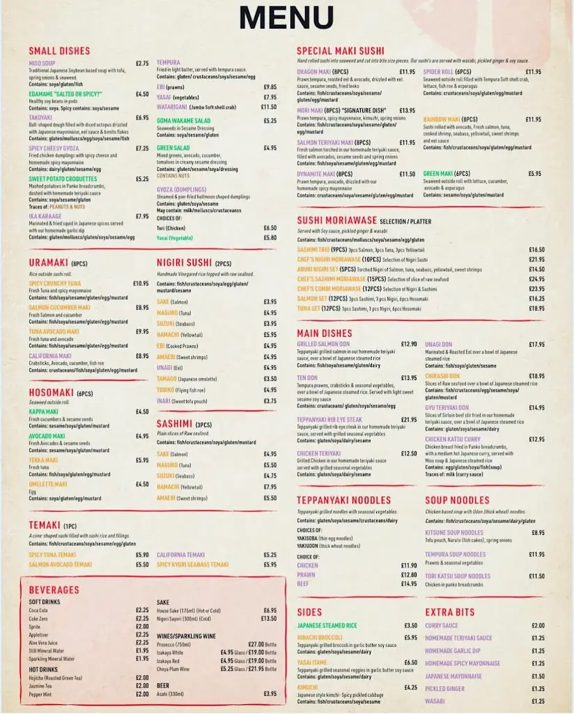 Menu_Mori Sushi_Chertsey_immagine_1