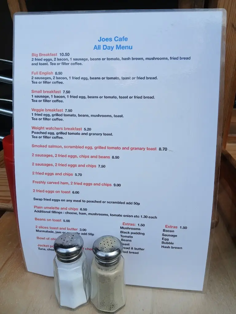 Menu_Joe's Cafe_Chertsey_image_4