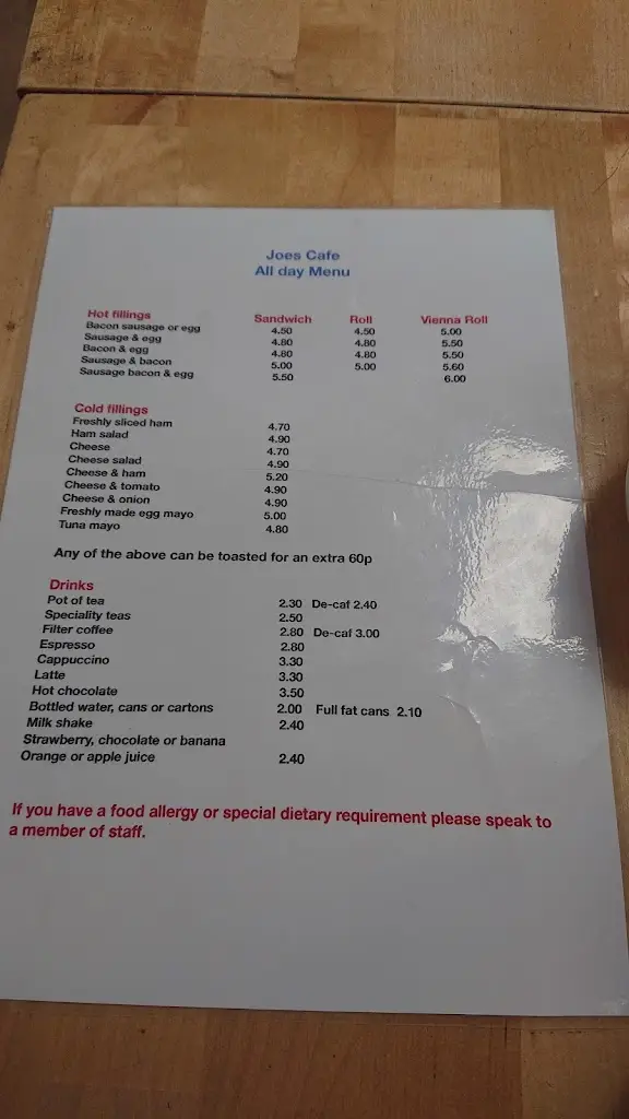 Sarah Harleyquinn_Joe's Cafe_Chertsey_review