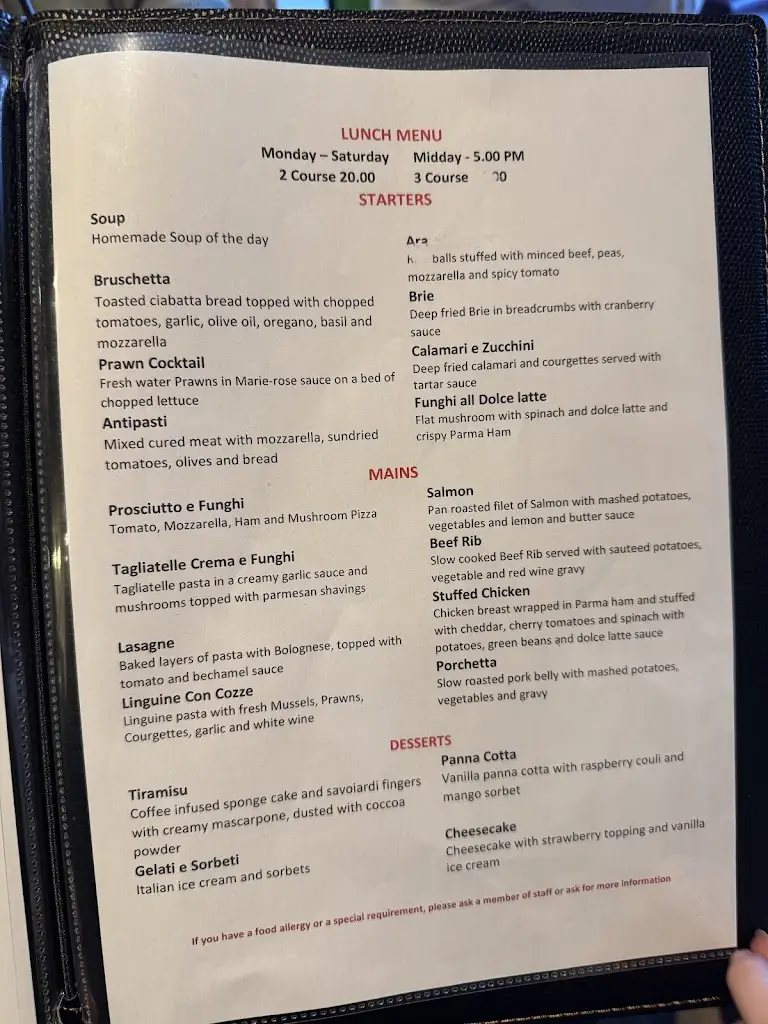 Menu_Linguine Restaurant Hainault_Chigwell_image_2