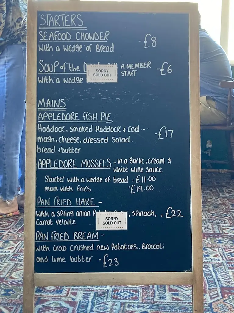 Menu_The Beaver Inn_Appledore_image_3