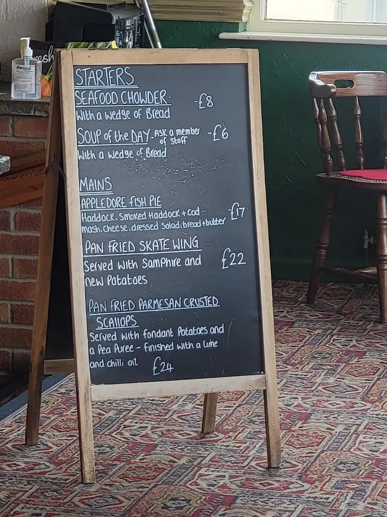 Menu_The Beaver Inn_Appledore_image_4