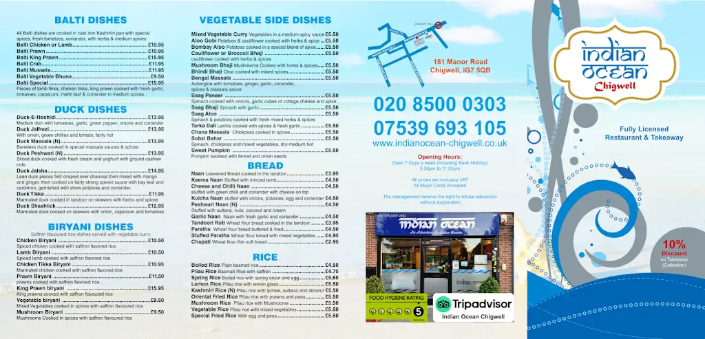 Menu_Indian Ocean Chigwell_Chigwell_image_1