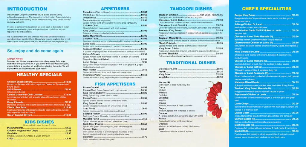 Menu_Indian Ocean Chigwell_Chigwell_image_2