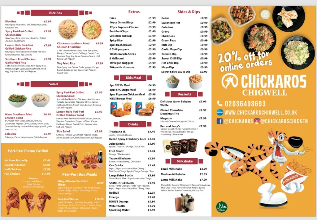 Menu_Chikaross Chicken And Grill Chigwell_Chigwell_immagine_1