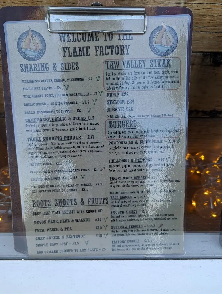 Menu_Flame Factory_Appledore_image_4