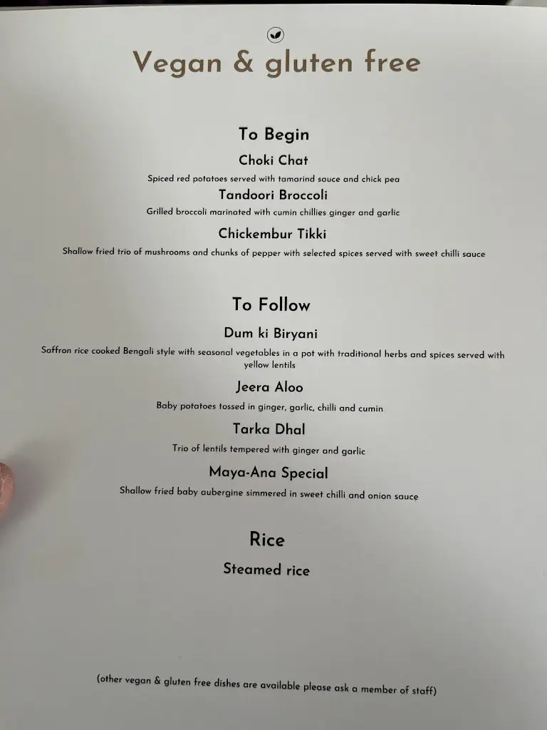 Menü_Le Raaj_Chester-le-Street_Bild_1