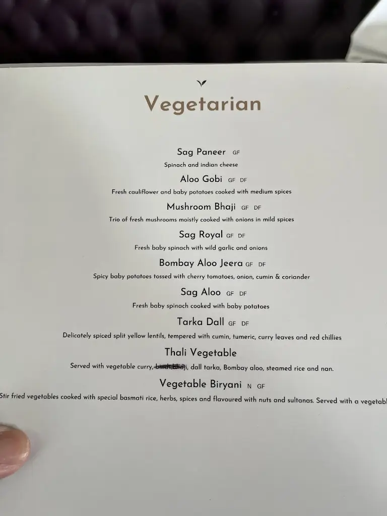 Menü_Le Raaj_Chester-le-Street_Bild_2