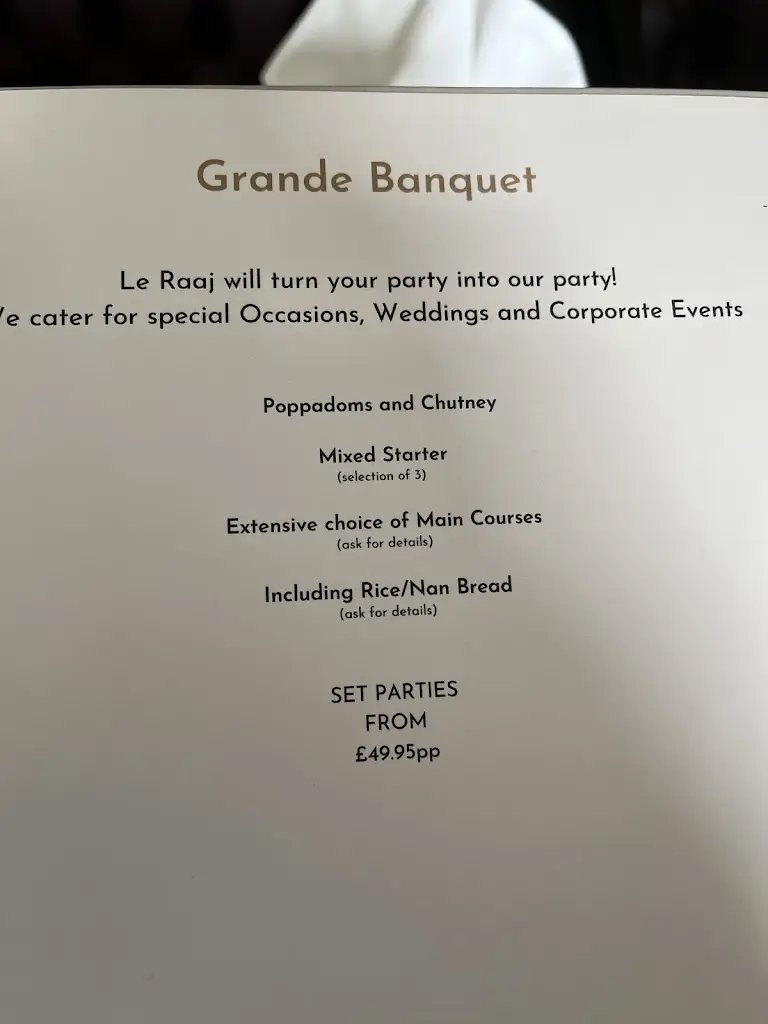 Menü_Le Raaj_Chester-le-Street_Bild_4