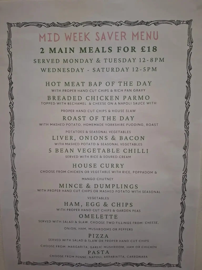 Menu_The Moorings_Chester-le-Street_image_1