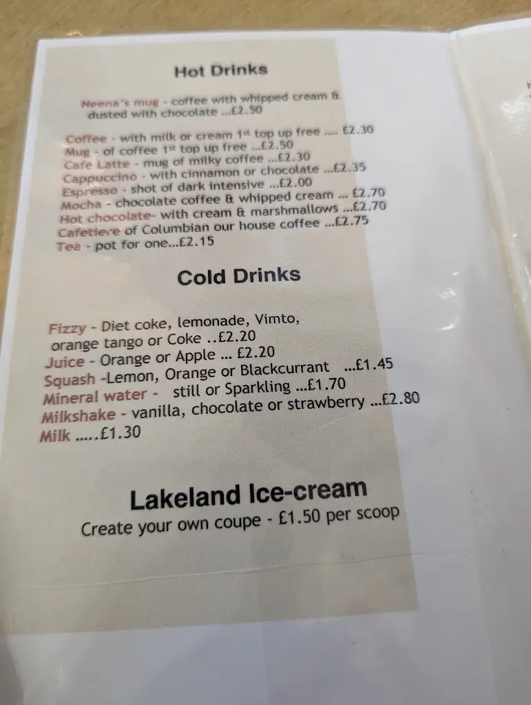 Menu_Cafe Neena's_Chester-le-Street_image_4