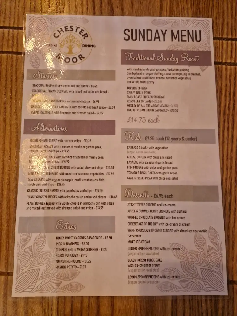 Menu_Chester Moor_Chester-le-Street_image_4