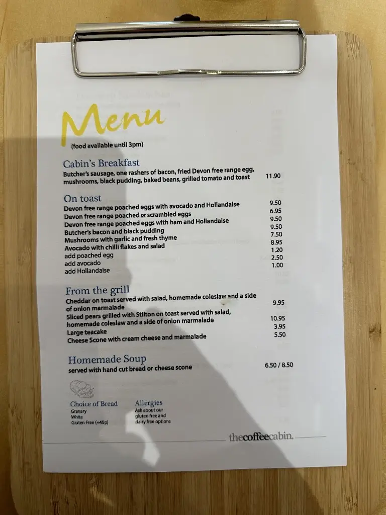 Menu_The Coffee Cabin_Appledore_image_3