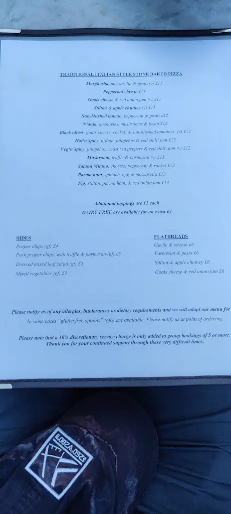 Menu_Whistlers Restaurant_Chipping Norton_image_1