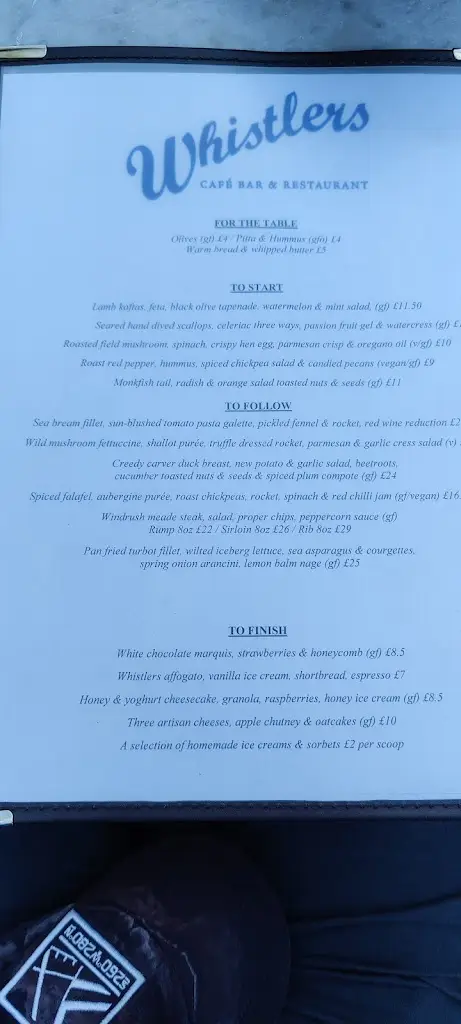 Menu_Whistlers Restaurant_Chipping Norton_image_2