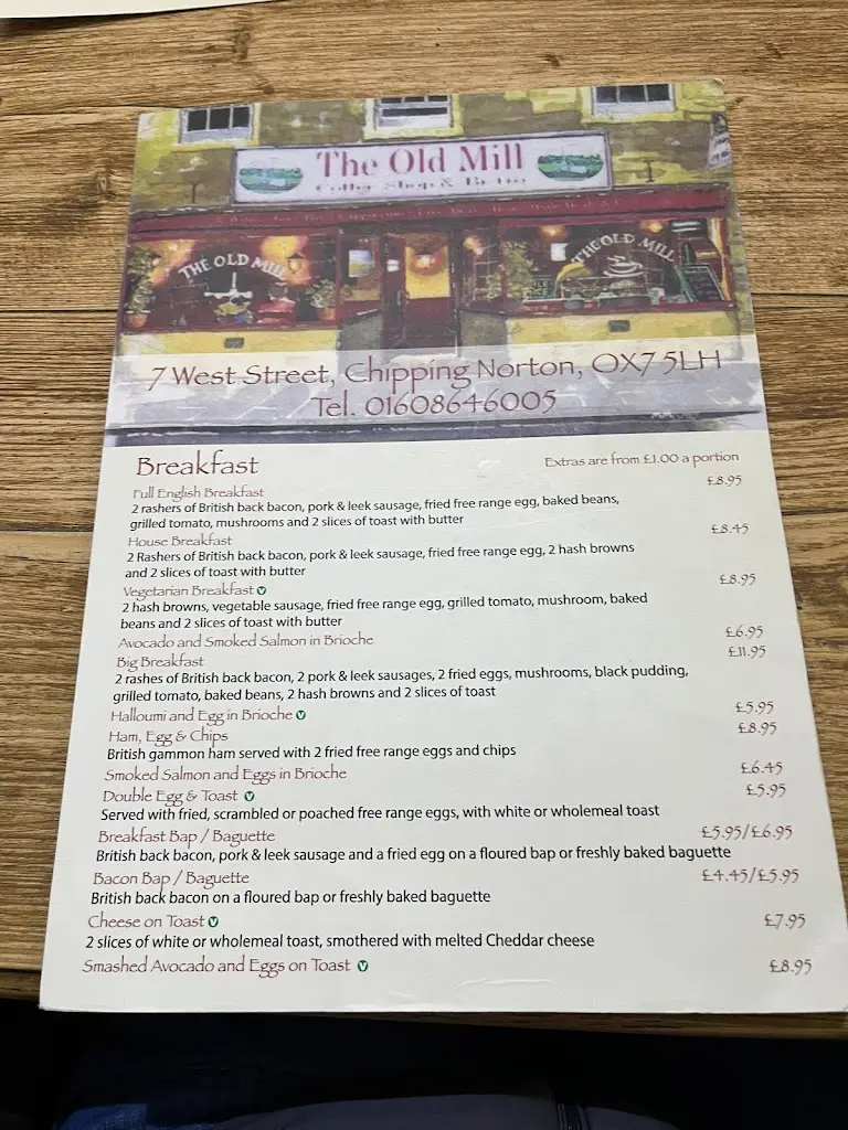 Menu_The Old Mill Coffee House & Bistro_Chipping Norton_image_2