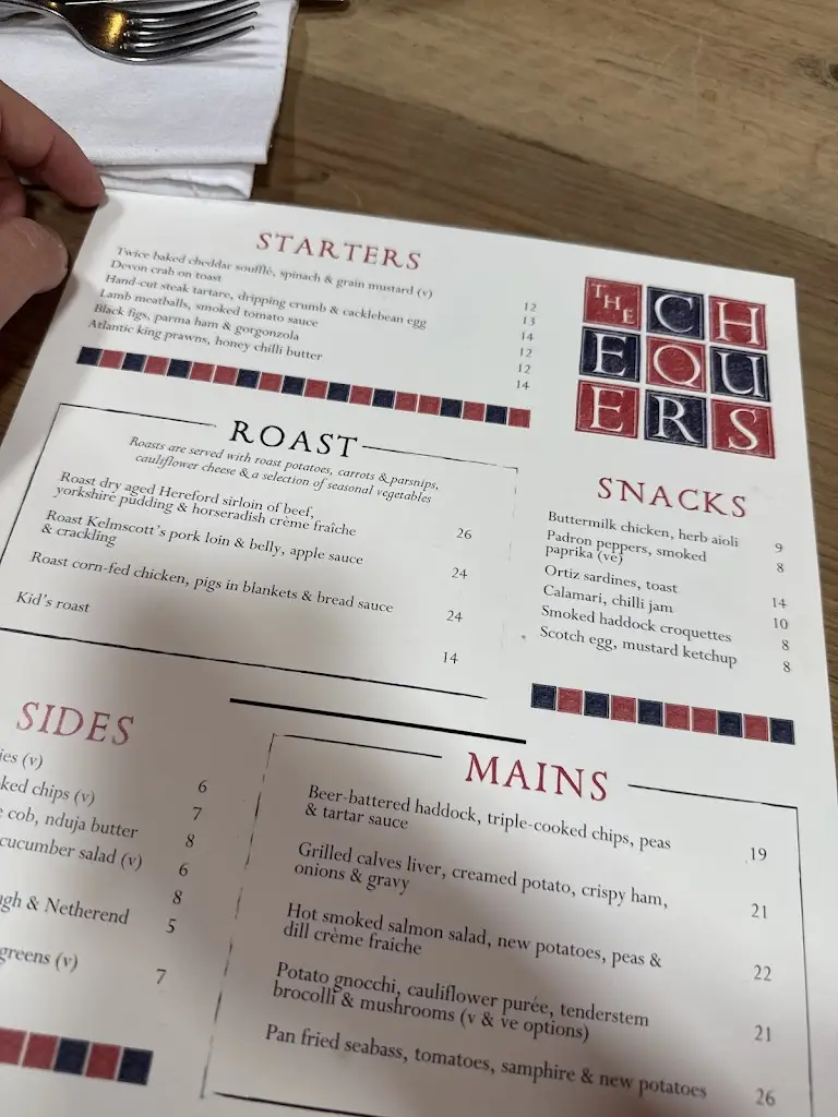 Menu_The Chequers, Cotswolds_Chipping Norton_image_4