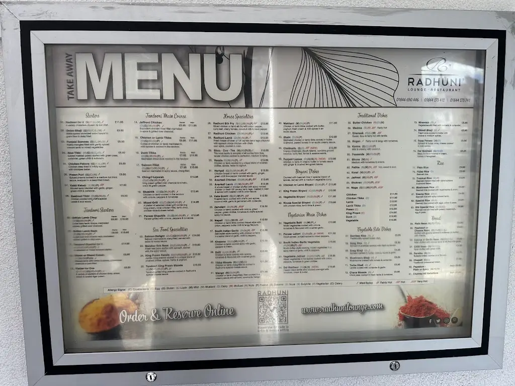 Menu_Radhuni Lounge Restaurant | Indian Restaurant in Princes Risborough_Chinnor_image_4
