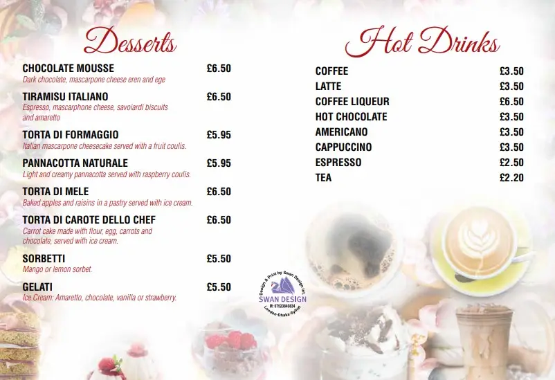 Menu_Cucina Italiana_Chipping Ongar_image_2