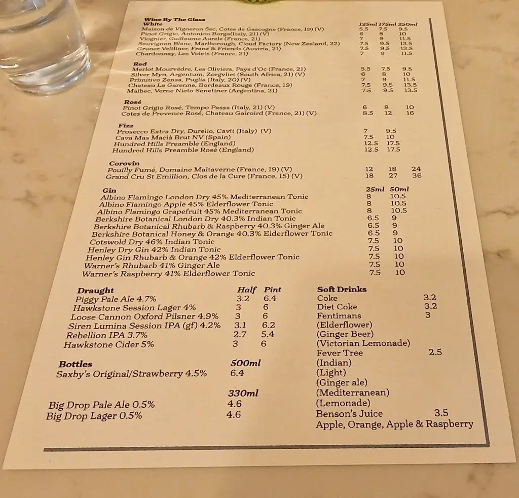 Menu_Five Little Pigs_Cholsey_imagen_2