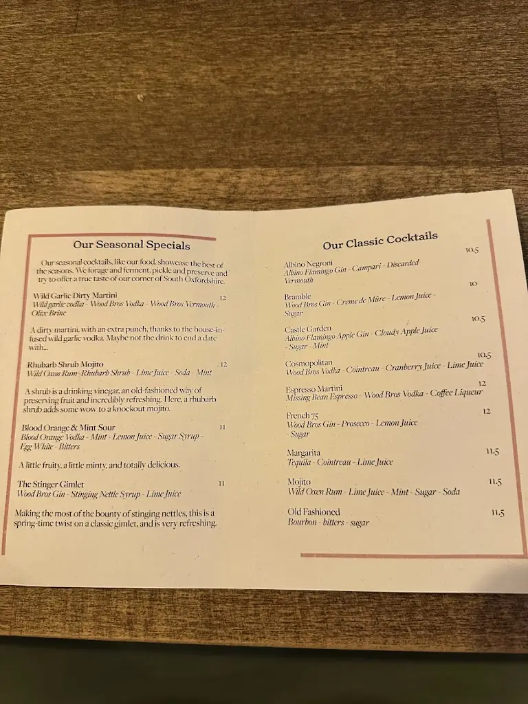 Menu_Five Little Pigs_Cholsey_imagen_3