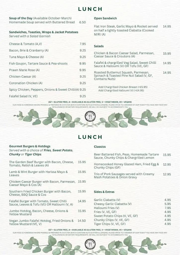 Menu_The Garden_Chippenham_image_1