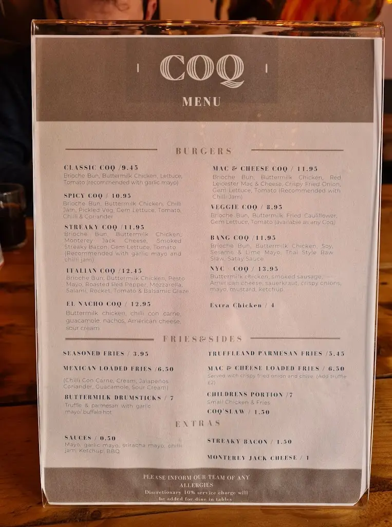 Menu_Coq Restaurant_Chippenham_image_3