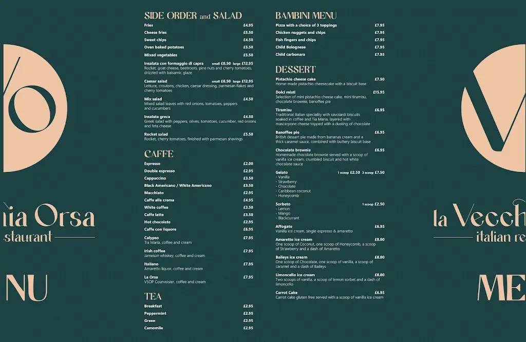 Menu_La Vecchia Orsa_Chippenham_image_2